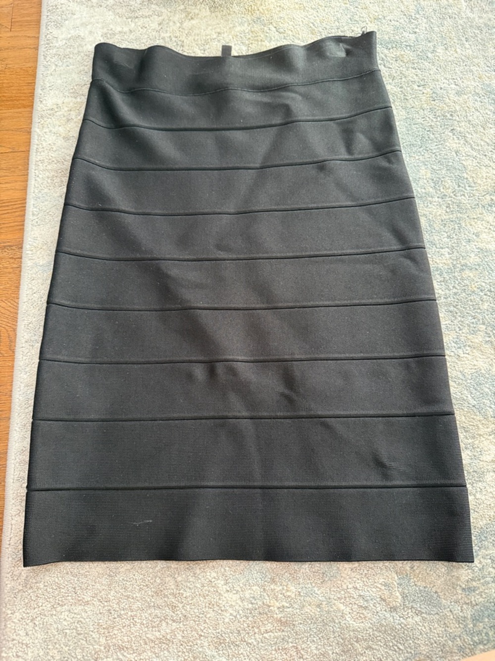 BCBGMaxAzria Black Bandage Pencil Skirt